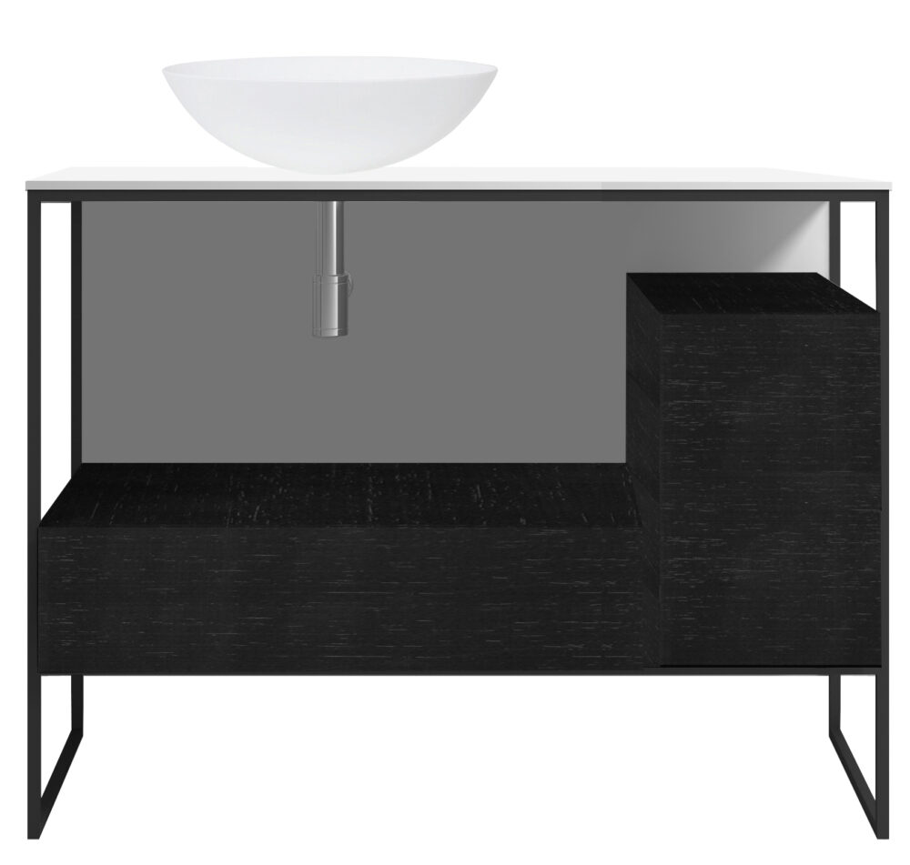 ARUVO™ FRAME Collection Plywood Vanity W1200mm | Basin Options - Image 6