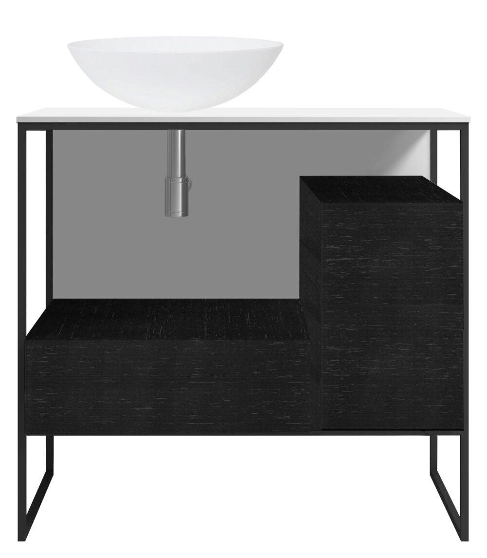 ARUVO™ FRAME Collection Plywood Vanity W900mm | Basin Options - Image 3