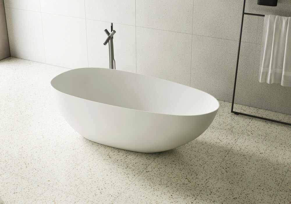 ARUVO™ STELLA Composite Stone Freestanding Bath | Size Options