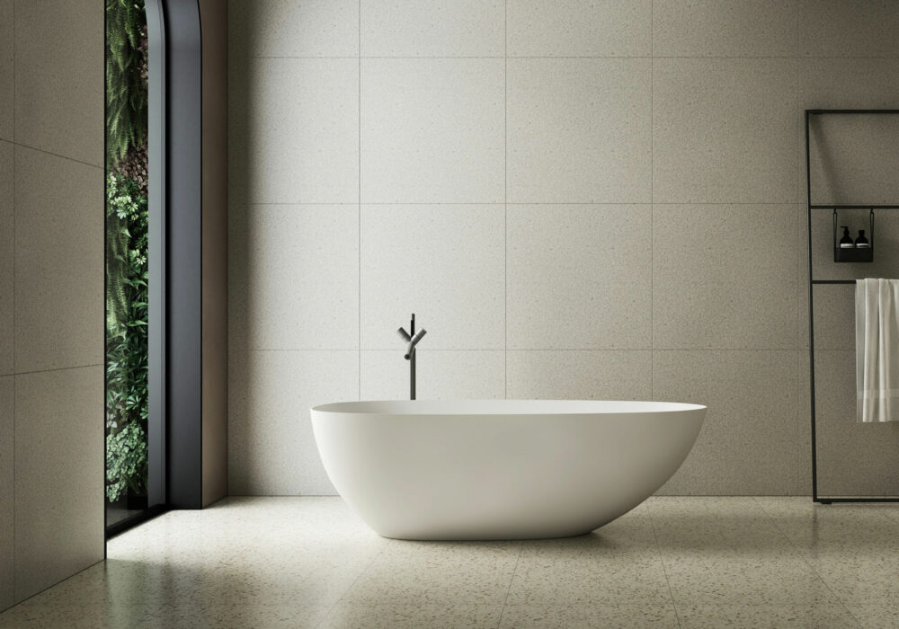 ARUVO™ STELLA Composite Stone Freestanding Bath | Size Options - Image 2