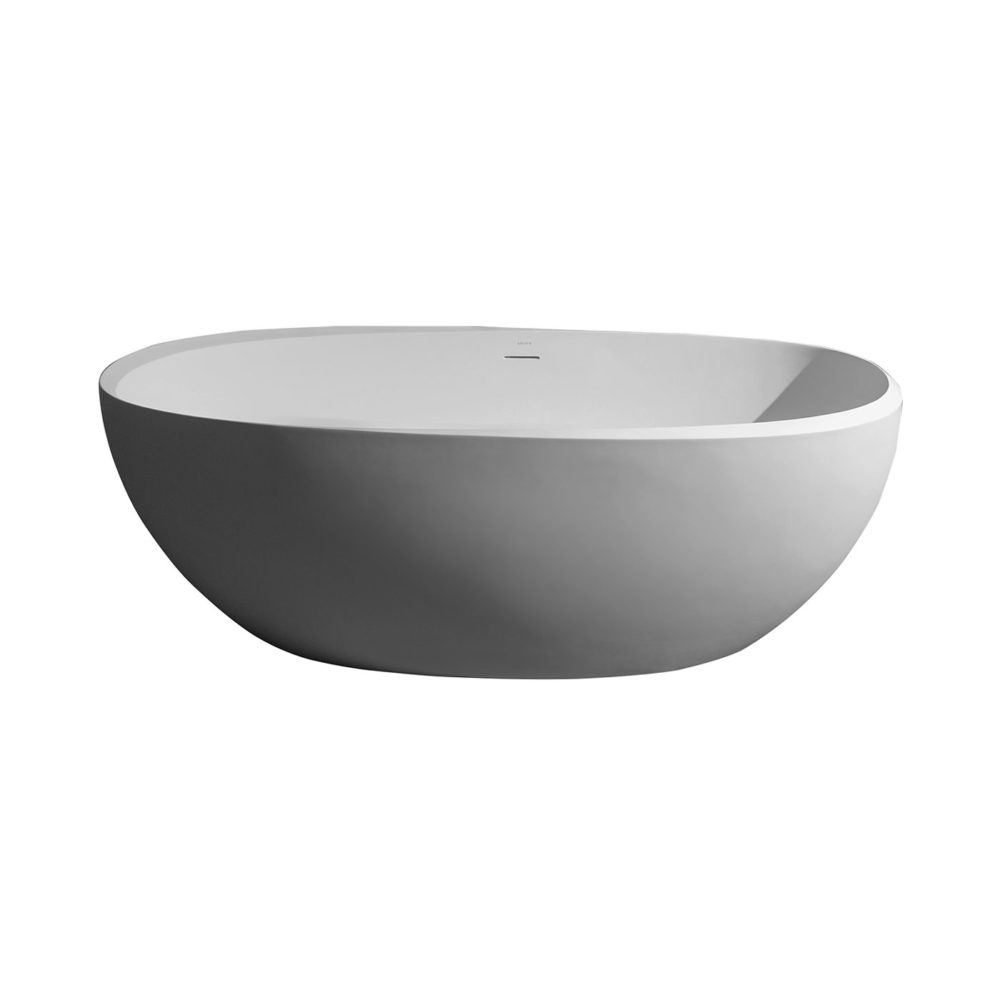 ARUVO™ RUBY Composite Stone Freestanding Bath L1600mm - Image 7