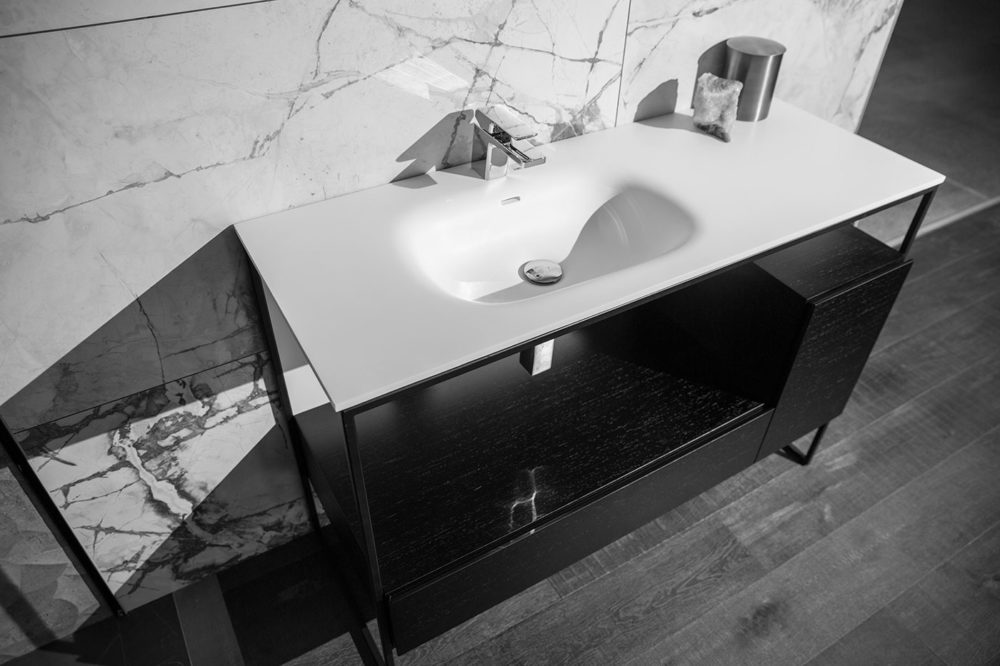 ARUVO™ FRAME Collection Plywood Vanity W1200mm | Basin Options - Image 2