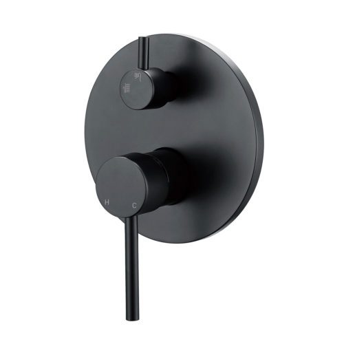 ARUVO™ KLASSI Shower Mixer With Diverter | Matte Black