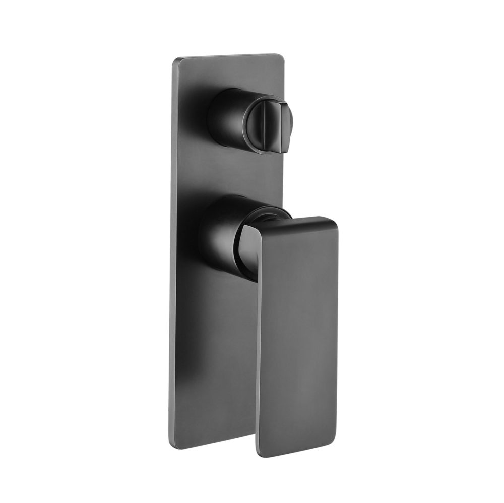 ARUVO™ MIA Shower Mixer With Diverter | Matte Black