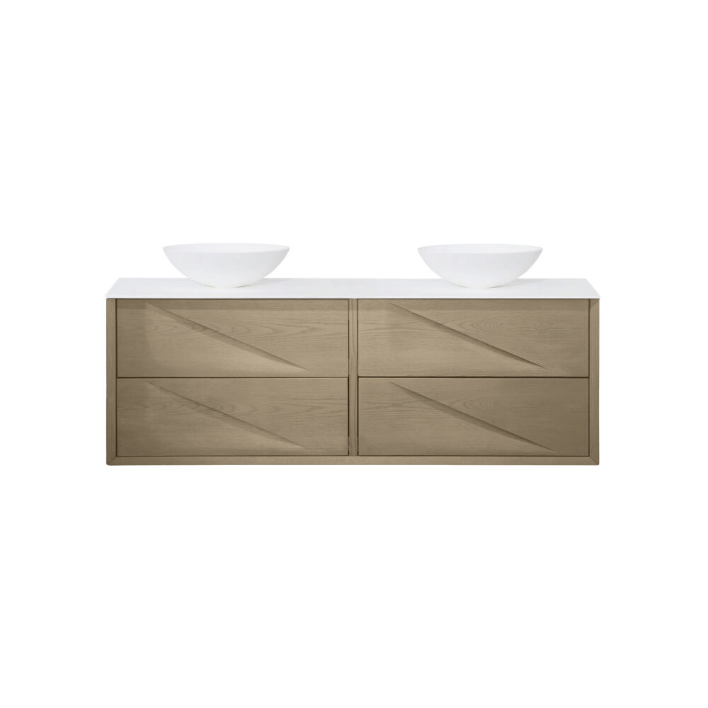 ARUVO™ BEVALE Collection Plywood Vanity W1800mm | Colour & Basin Options