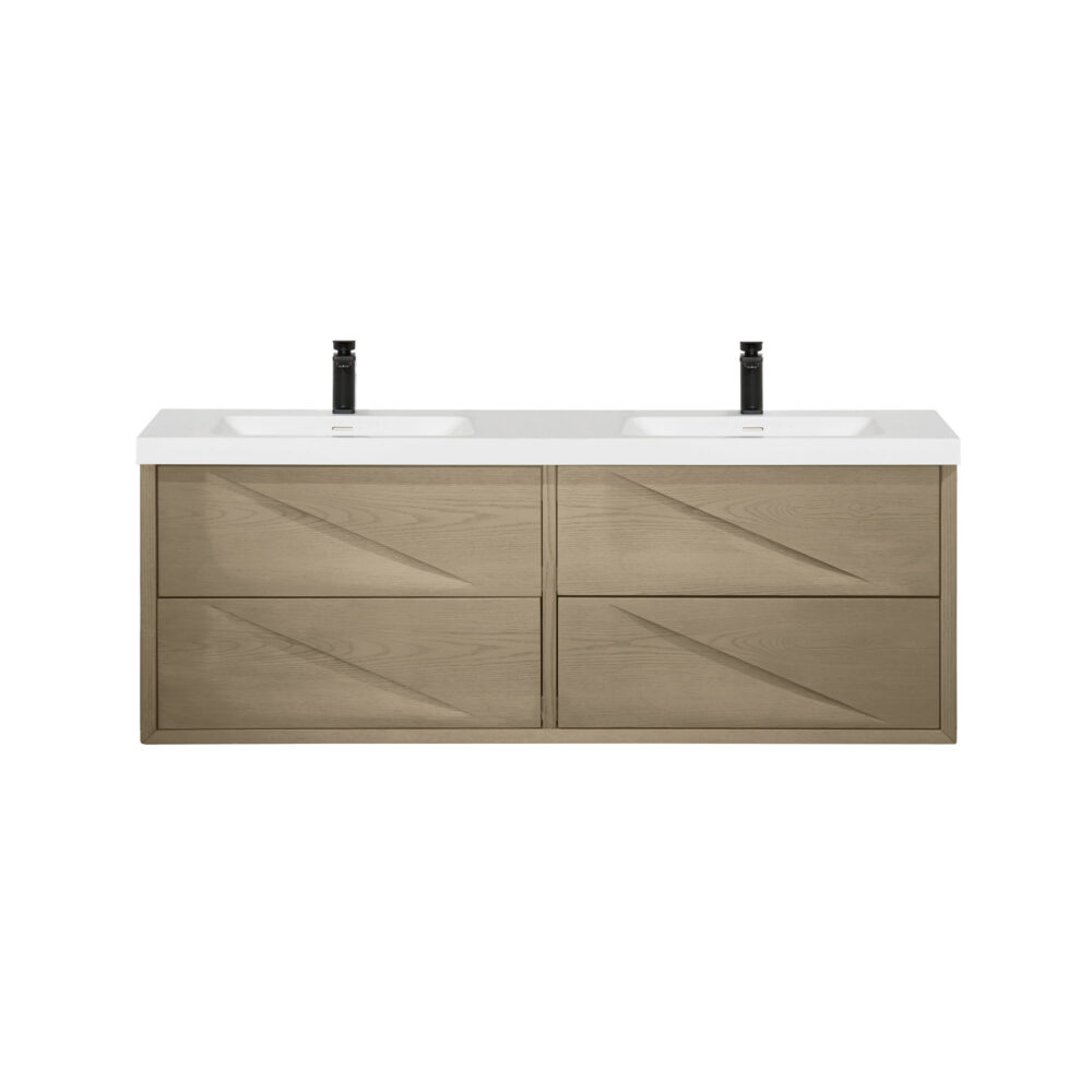 ARUVO™ BEVALE Collection Plywood Vanity W1500mm | Colour & Basin Options - Image 10