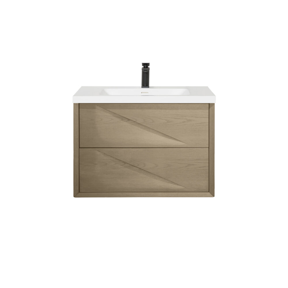 ARUVO™ BEVALE Collection Plywood Vanity W750mm | Colour & Basin Options - Image 11