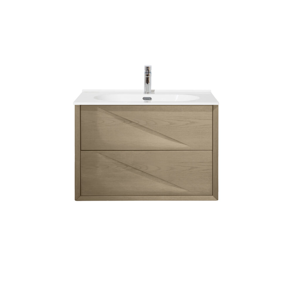 ARUVO™ BEVALE Collection Plywood Vanity W750mm | Colour & Basin Options - Image 7