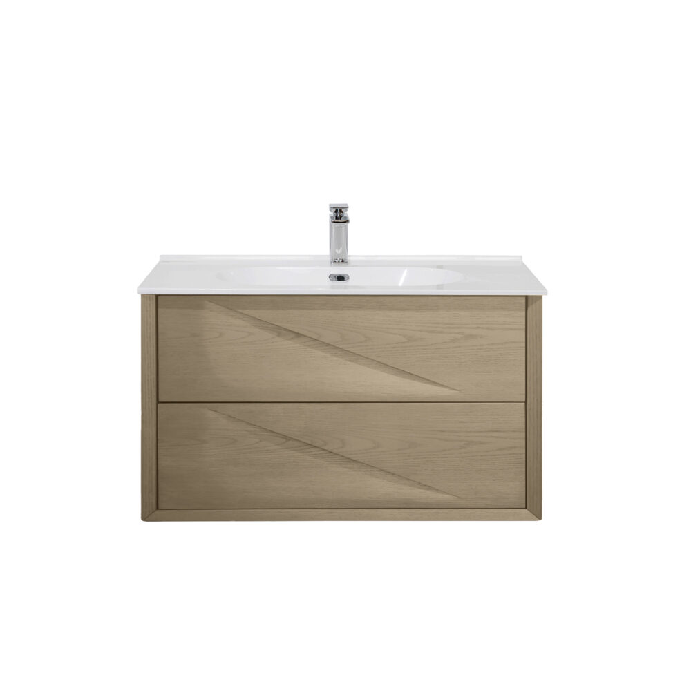 ARUVO™ BEVALE Collection Plywood Vanity W900mm | Colour & Basin Options - Image 8