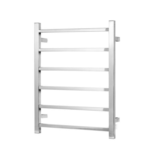 ARUVO™ URBANE Heated Towel Rail 6 Square Bar W500 | Chrome