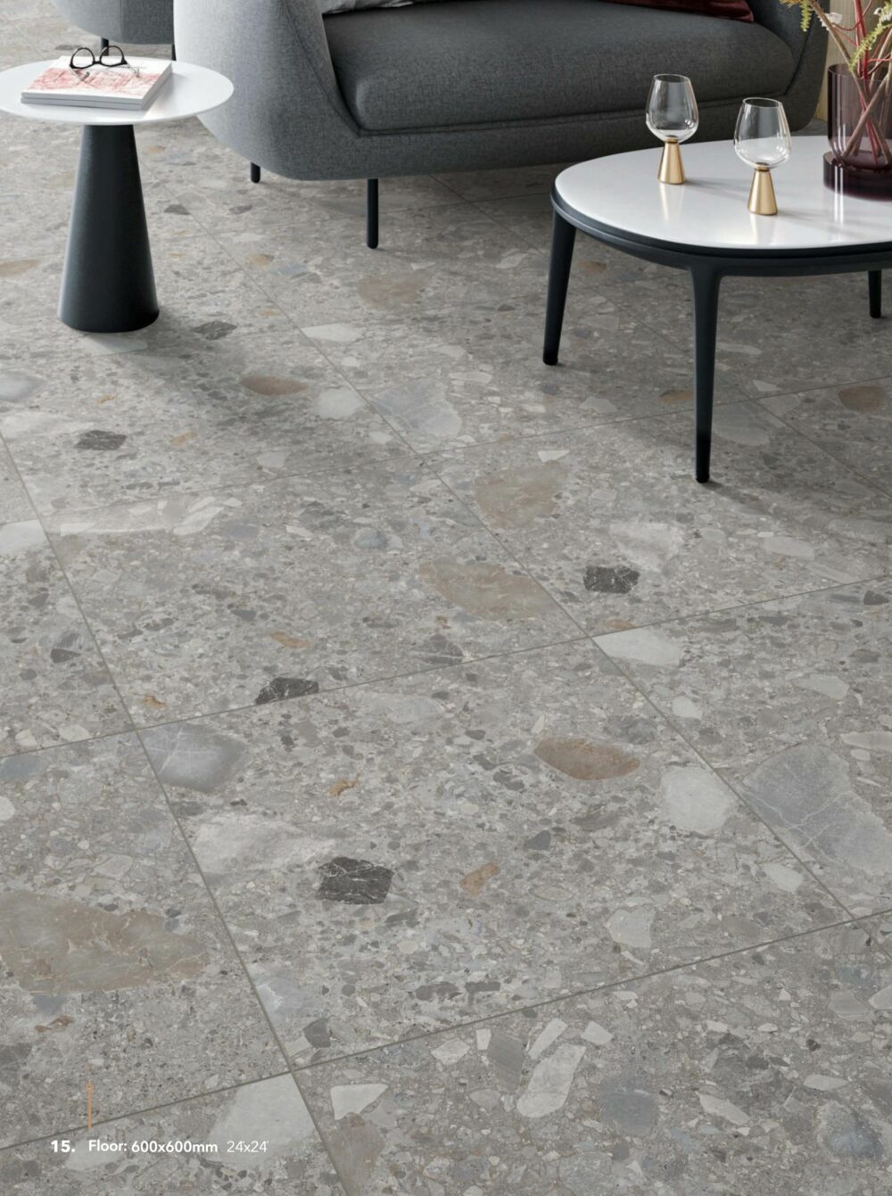 Breccia Taupe 600x600 | 60TR08R - Image 2