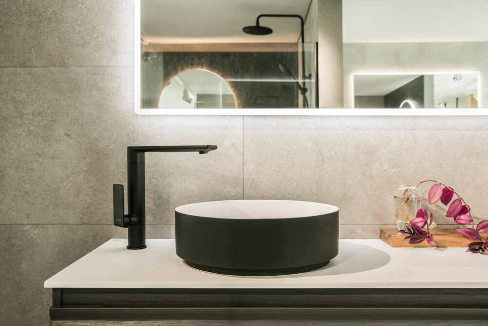 ARUVO™ LORNA Composite Stone Countertop Basin | Colour Options