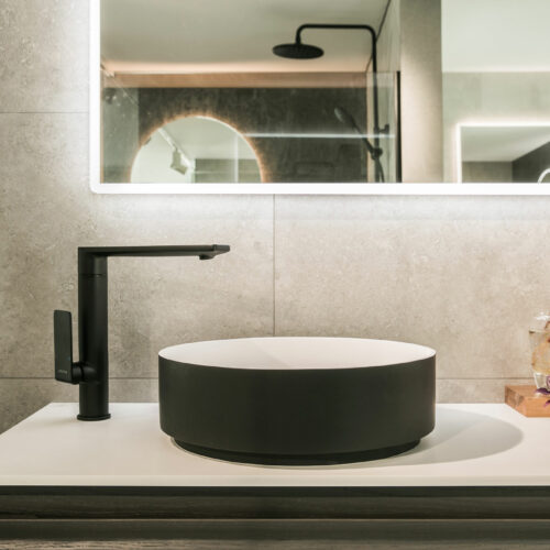 ARUVO™ LORNA Composite Stone Countertop Basin | Colour Options