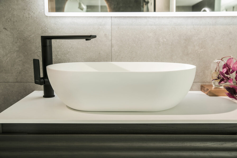 ARUVO™ HAZEL Composite Stone Countertop Basin - Image 3