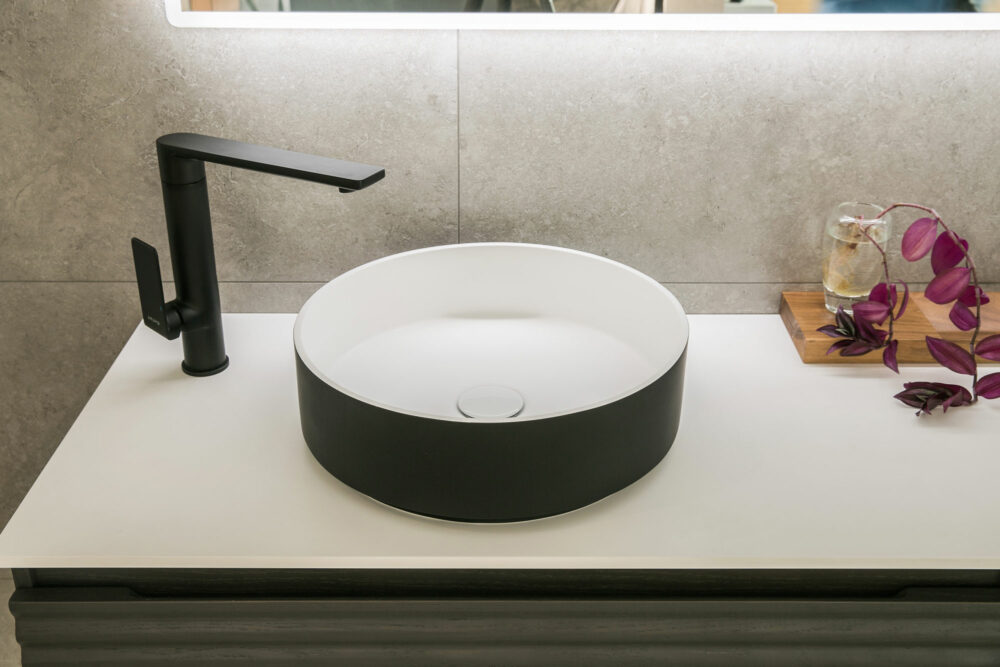 ARUVO™ LORNA Composite Stone Countertop Basin | Colour Options - Image 2
