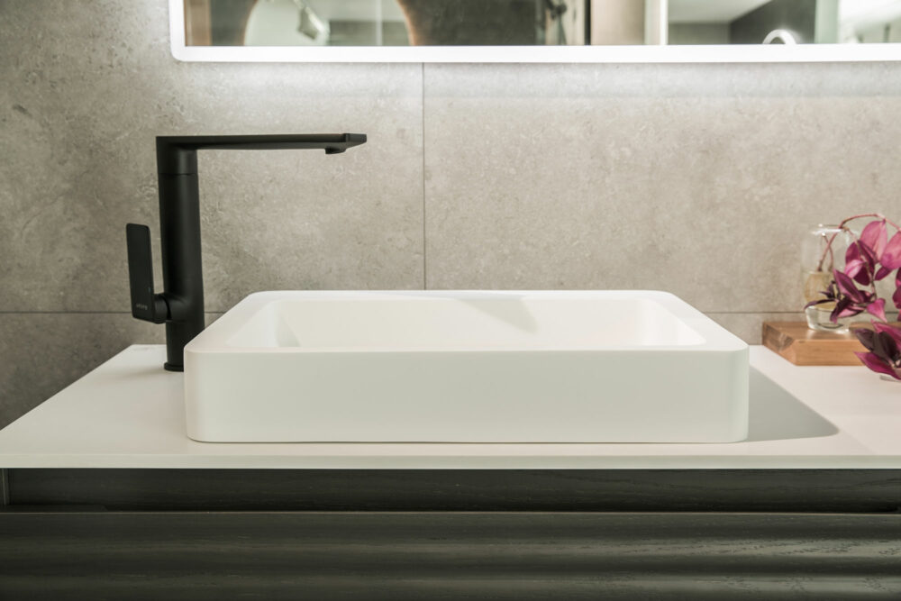ARUVO™ LUCA Composite Stone Countertop Basin - Image 2