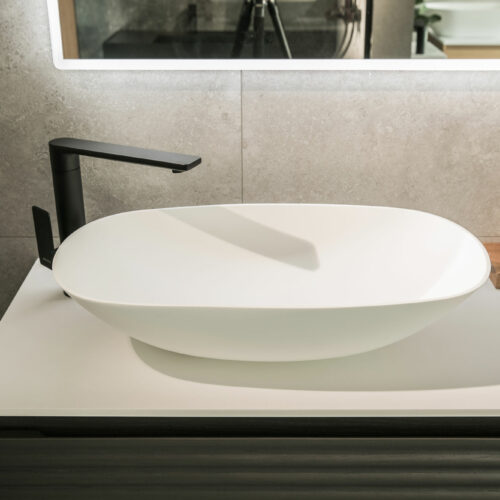 ARUVO™ PIETRO Composite Stone Countertop Basin
