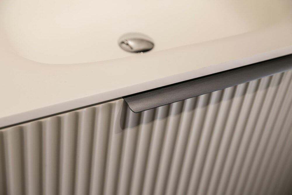 ARUVO™ ROMEO Collection Plywood Vanity Light Grey W900mm | Basin Options - Image 4