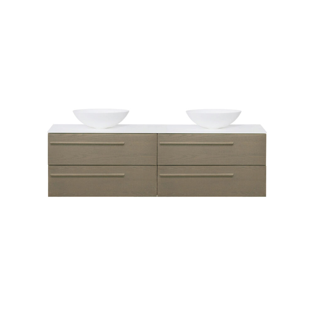 ARUVO™ BLANCHE Collection Plywood Vanity W1800mm | Colour & Basin Options - Image 8