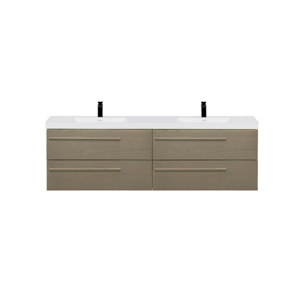 ARUVO™ BLANCHE Collection Plywood Vanity W1800mm | Colour & Basin Options - Image 6