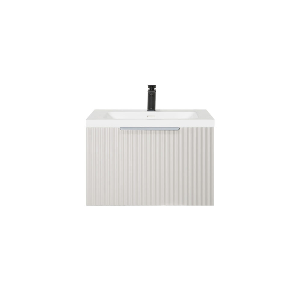 ARUVO™ ROMEO Collection Plywood Vanity Light Grey W600mm | Basin Options - Image 6