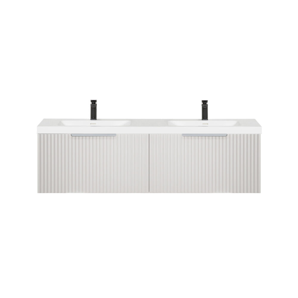 ARUVO™ ROMEO Collection Plywood Vanity Light Grey W1500mm | Basin Options