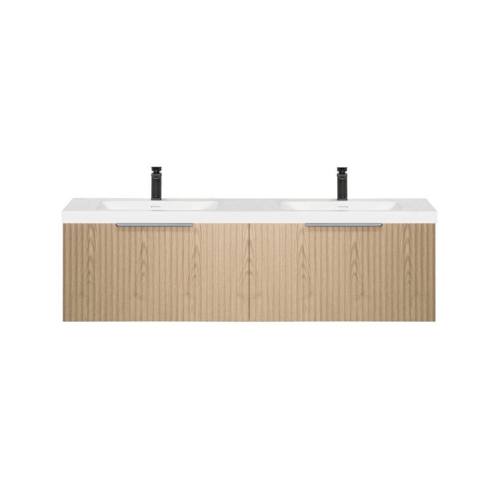 ARUVO™ ROMEO Collection Plywood Vanity Natural Oak W1500mm | Basin Options