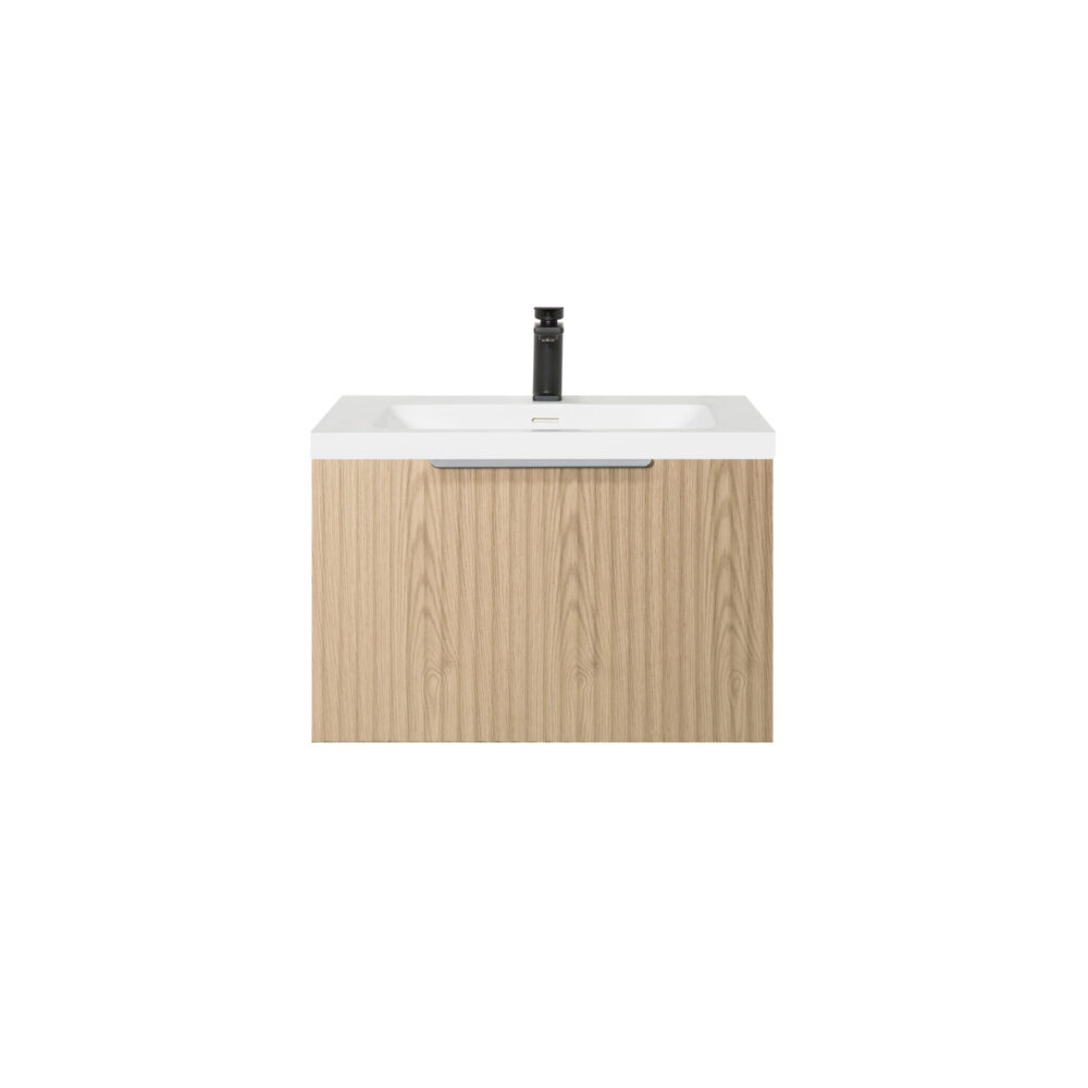 ARUVO™ ROMEO Collection Plywood Vanity Natural Oak W600mm | Basin Options - Image 7