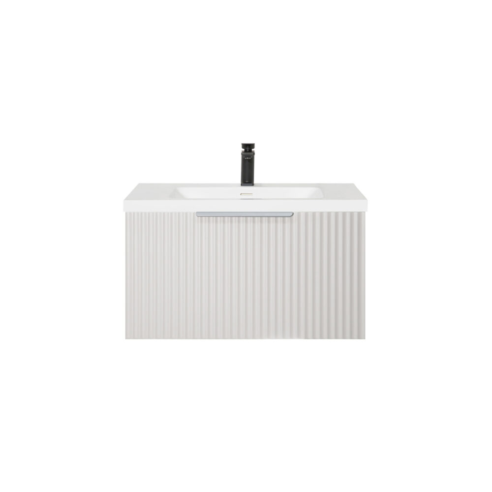 ARUVO™ ROMEO Collection Plywood Vanity Light Grey W750mm | Basin Options - Image 7