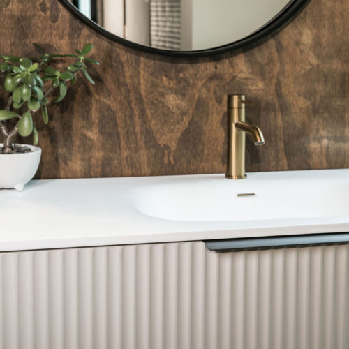 ARUVO™ ROMEO Collection Plywood Vanity Light Grey W1800mm | Basin Options