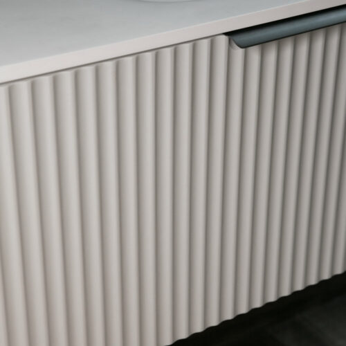 ARUVO™ ROMEO Collection Plywood Vanity Light Grey W600mm | Basin Options