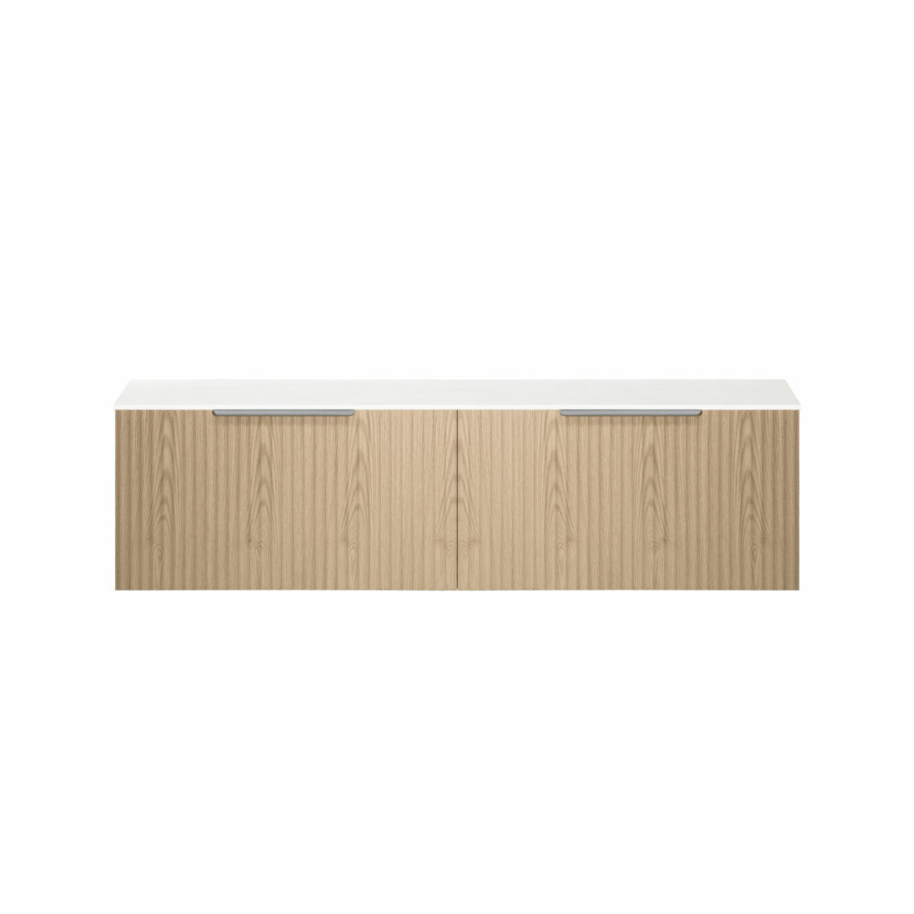 ARUVO™ ROMEO Collection Plywood Vanity Natural Oak W1500mm | Basin Options - Image 15