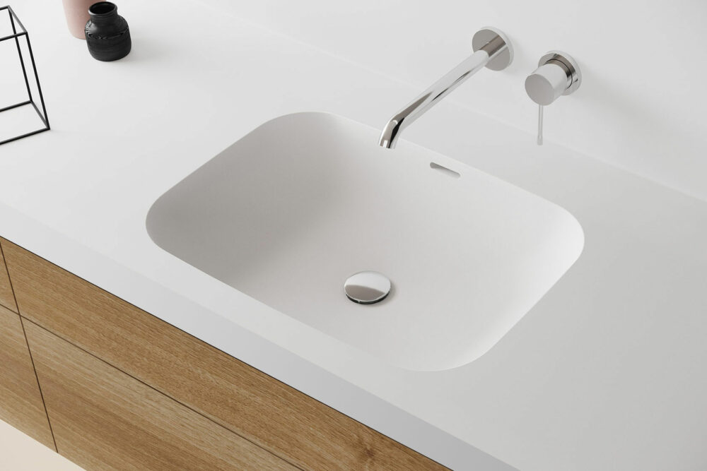 ARUVO™ HERMIS Composite Stone Drop-in Basin Collection | Size Options