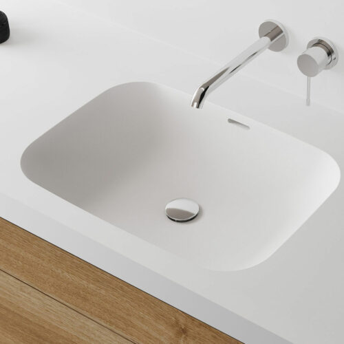 ARUVO™ HERMIS Composite Stone Drop-in Basin Collection | Size Options