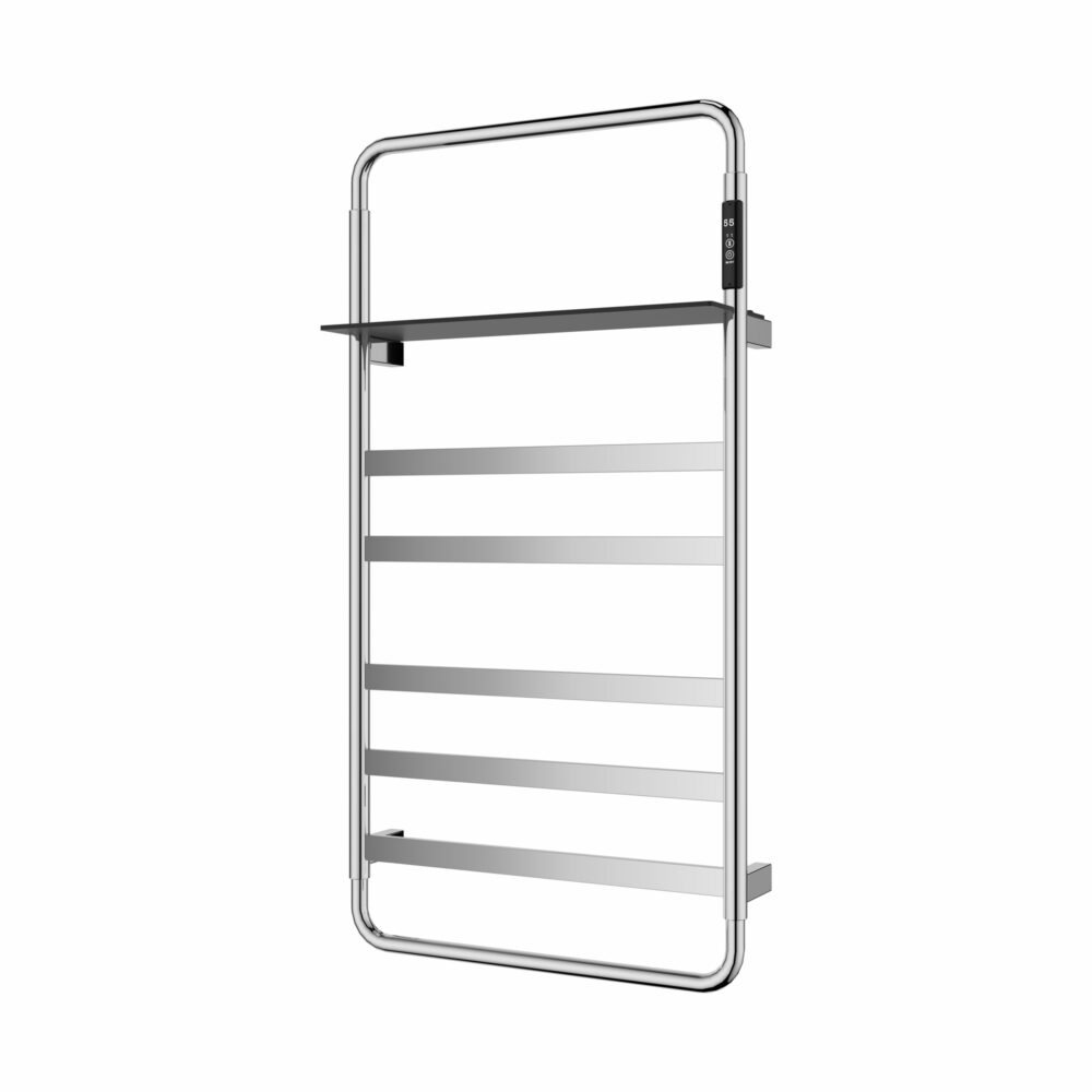 ARUVO™ KINGSLEY Innovative Heated Towel Rail 5 Bar with Timer and Temperature Setting | Finish Options - Image 7