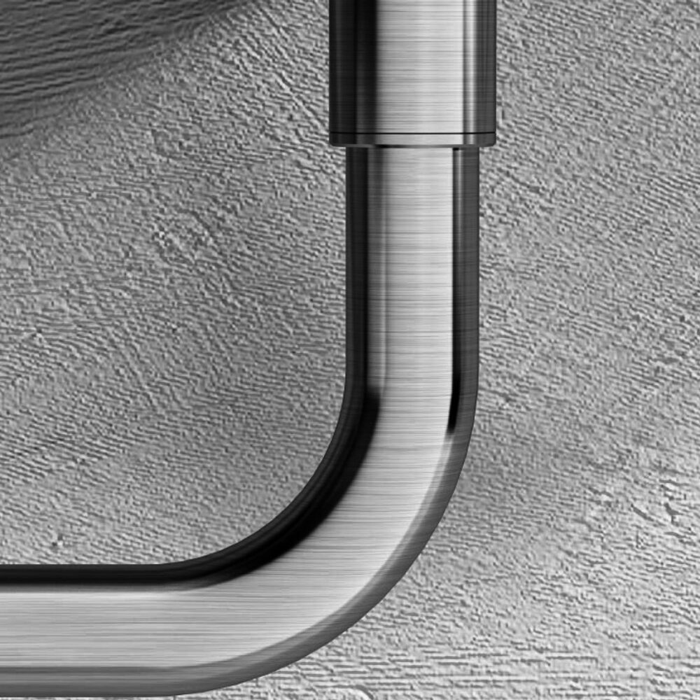 ARUVO™ KINGSLEY Innovative Heated Towel Rail 5 Bar with Timer and Temperature Setting | Finish Options - Image 3