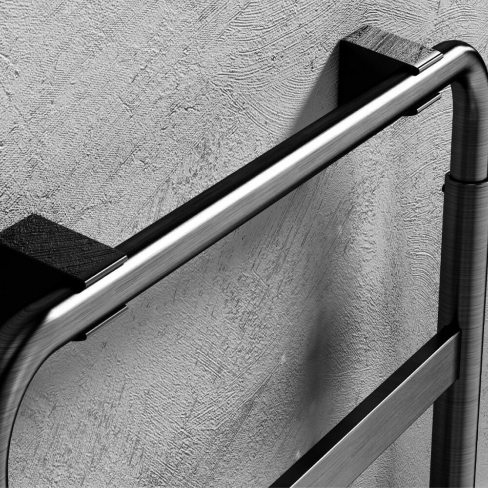 ARUVO™ KINGSLEY Innovative Heated Towel Rail 5 Bar with Timer and Temperature Setting | Finish Options - Image 6