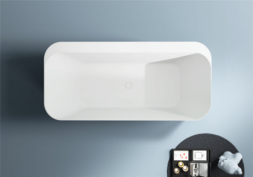 ARUVO™ FARSØ Acrylic Freestanding Bath L1700mm | Finish Options - Image 3