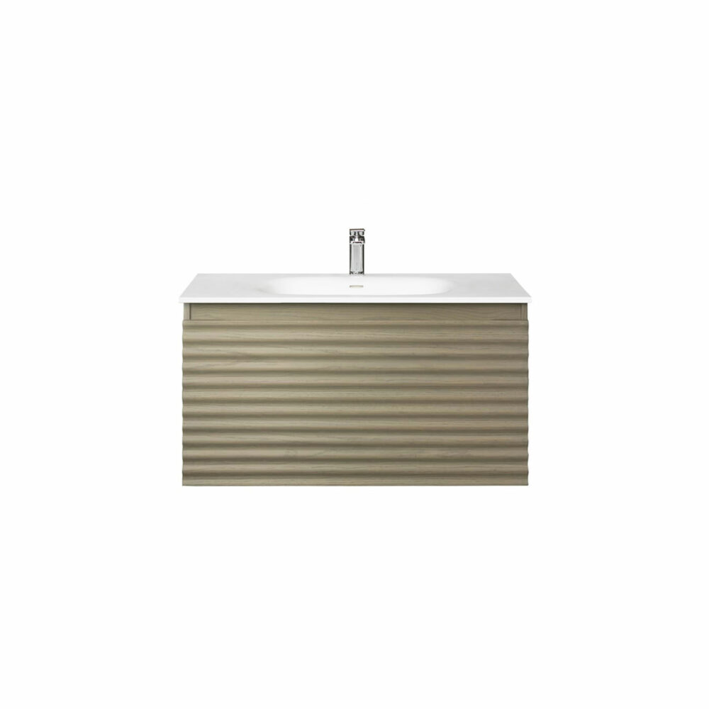 ARUVO™ JEROME Collection Plywood Vanity W750mm | Colour & Basin Options - Image 9