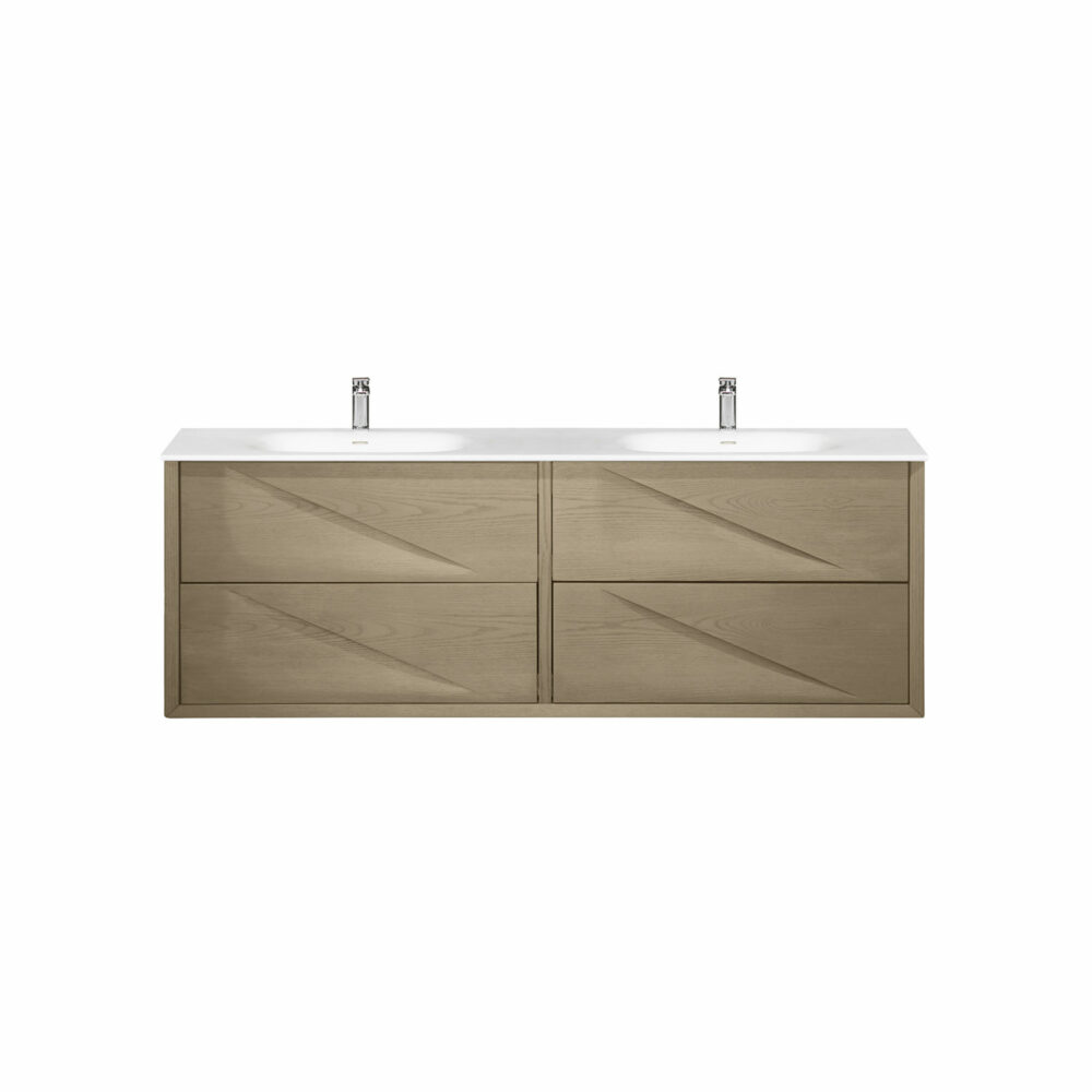 ARUVO™ BEVALE Collection Plywood Vanity W1800mm | Colour & Basin Options - Image 7