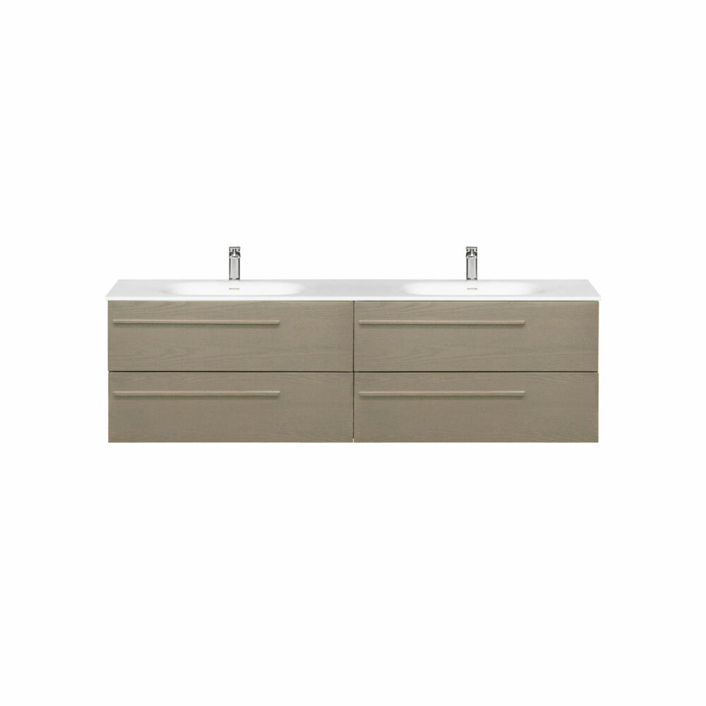 ARUVO™ BLANCHE Collection Plywood Vanity W1800mm | Colour & Basin Options - Image 4