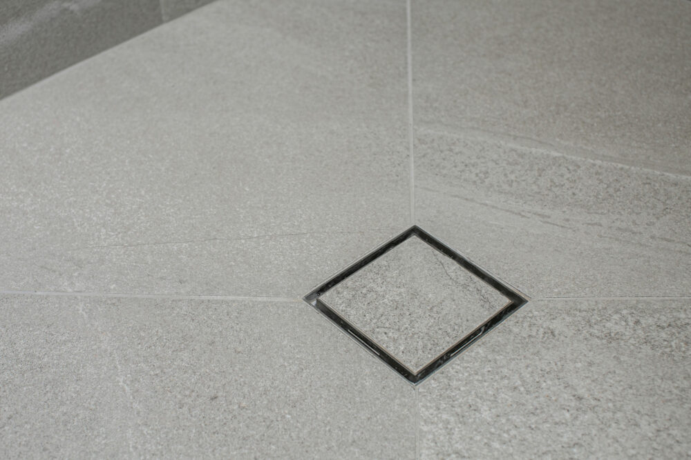 ARUVO™ PRECINCT Shower Point Drain 108mm | Tile Insert