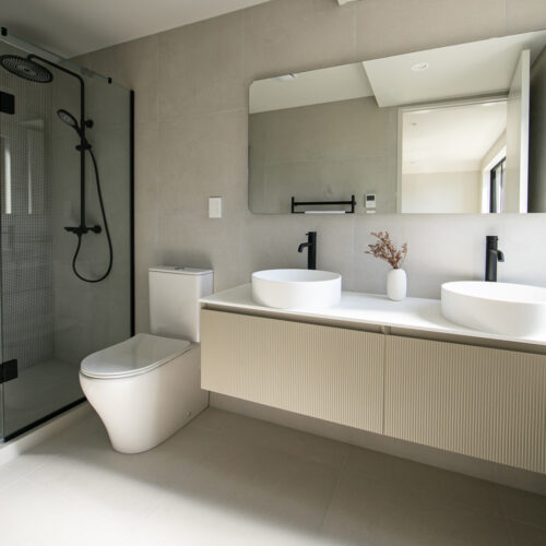 ARUVO™ BECA Collection Plywood Vanity Ecru W1800mm | Basin Options