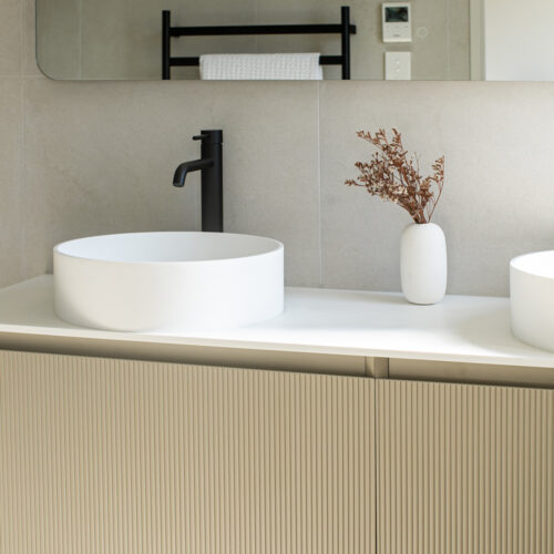ARUVO™ MAYA Composite Stone Countertop Basin | Matte White