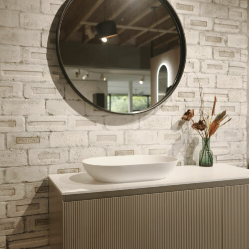 ARUVO™ BECA Collection Plywood Vanity Ecru W1200mm | Basin Options