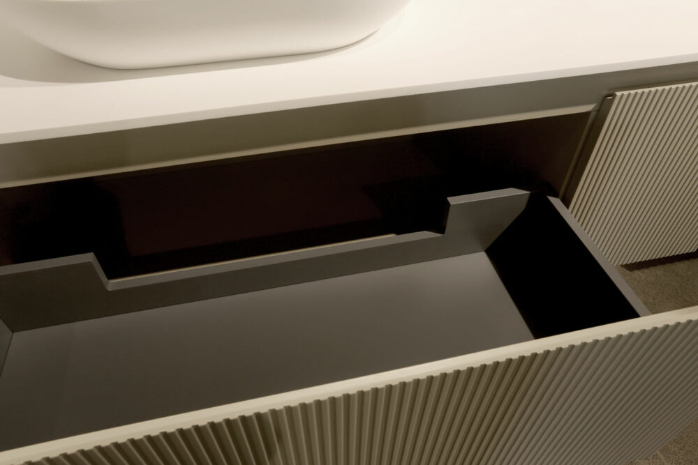ARUVO™ BECA Collection Plywood Vanity Ecru W900mm | Basin Options - Image 3