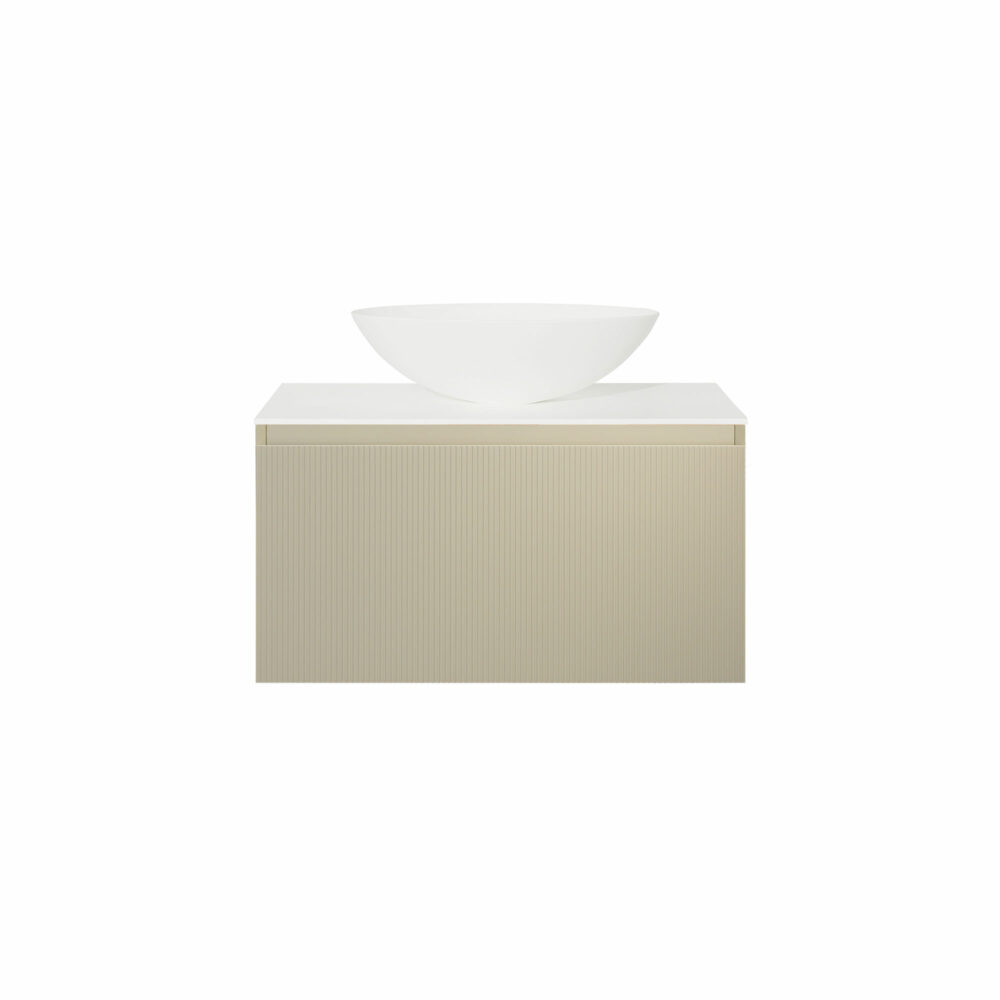 ARUVO™ BECA Collection Plywood Vanity Ecru W750mm | Basin Options - Image 9