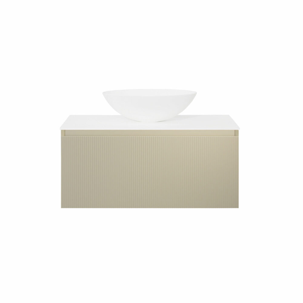ARUVO™ BECA Collection Plywood Vanity Ecru W900mm | Basin Options - Image 10