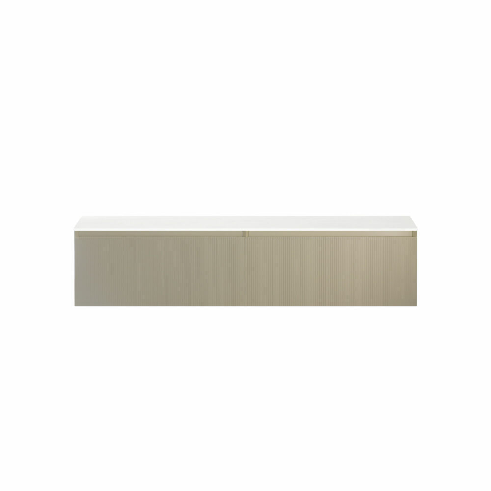 ARUVO™ BECA Collection Plywood Vanity Ecru W1800mm | Basin Options - Image 8