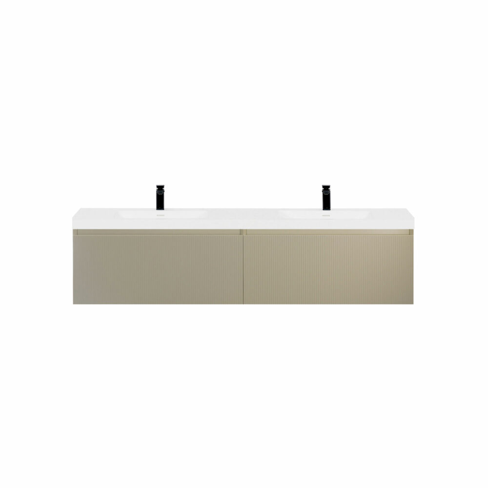 ARUVO™ BECA Collection Plywood Vanity Ecru W1800mm | Basin Options - Image 7